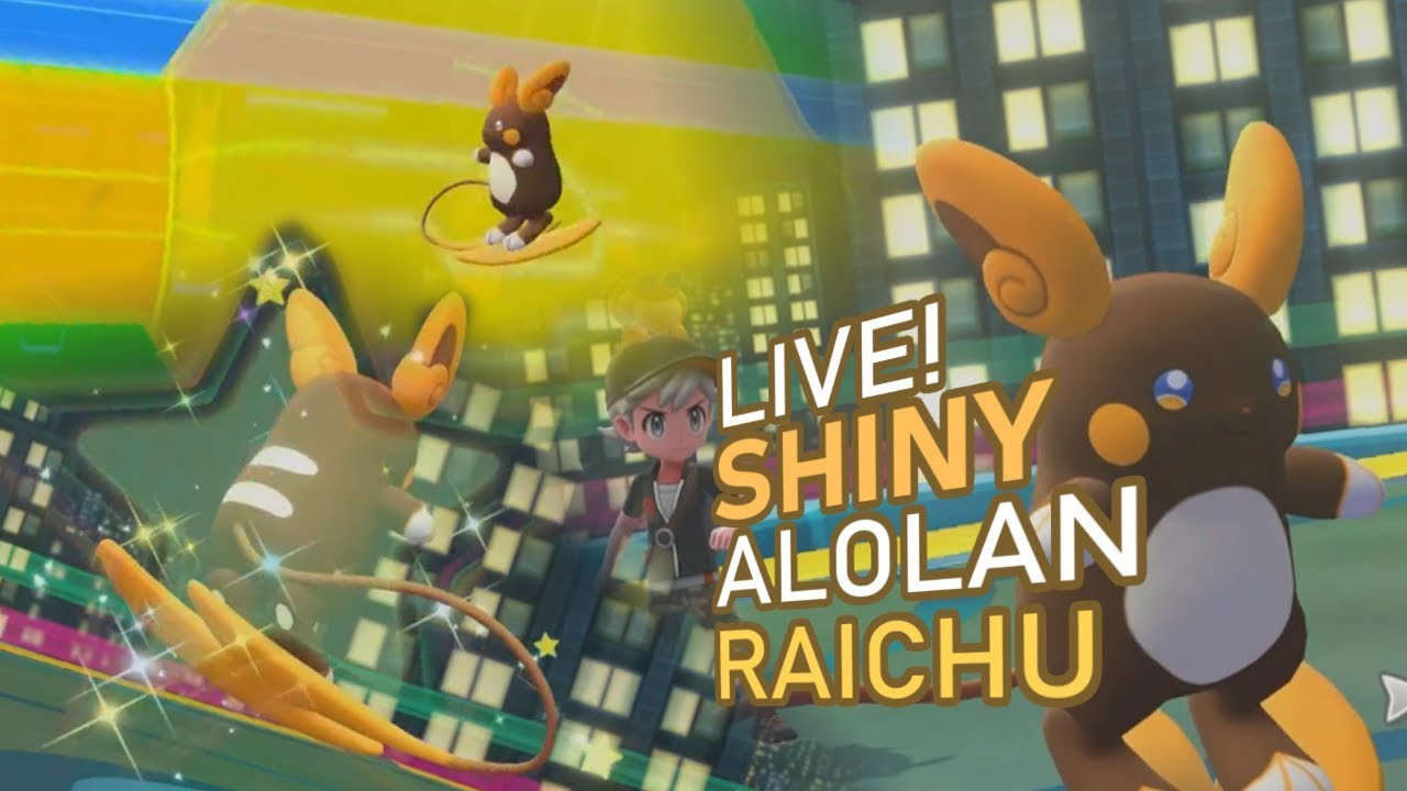 457 - LIVE! Shiny Alolan Raichu in Let's Go Eevee after 6111 In-Game Trades!!!