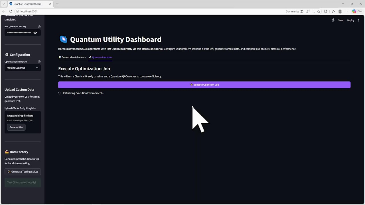 DG Quantum Utility Platform