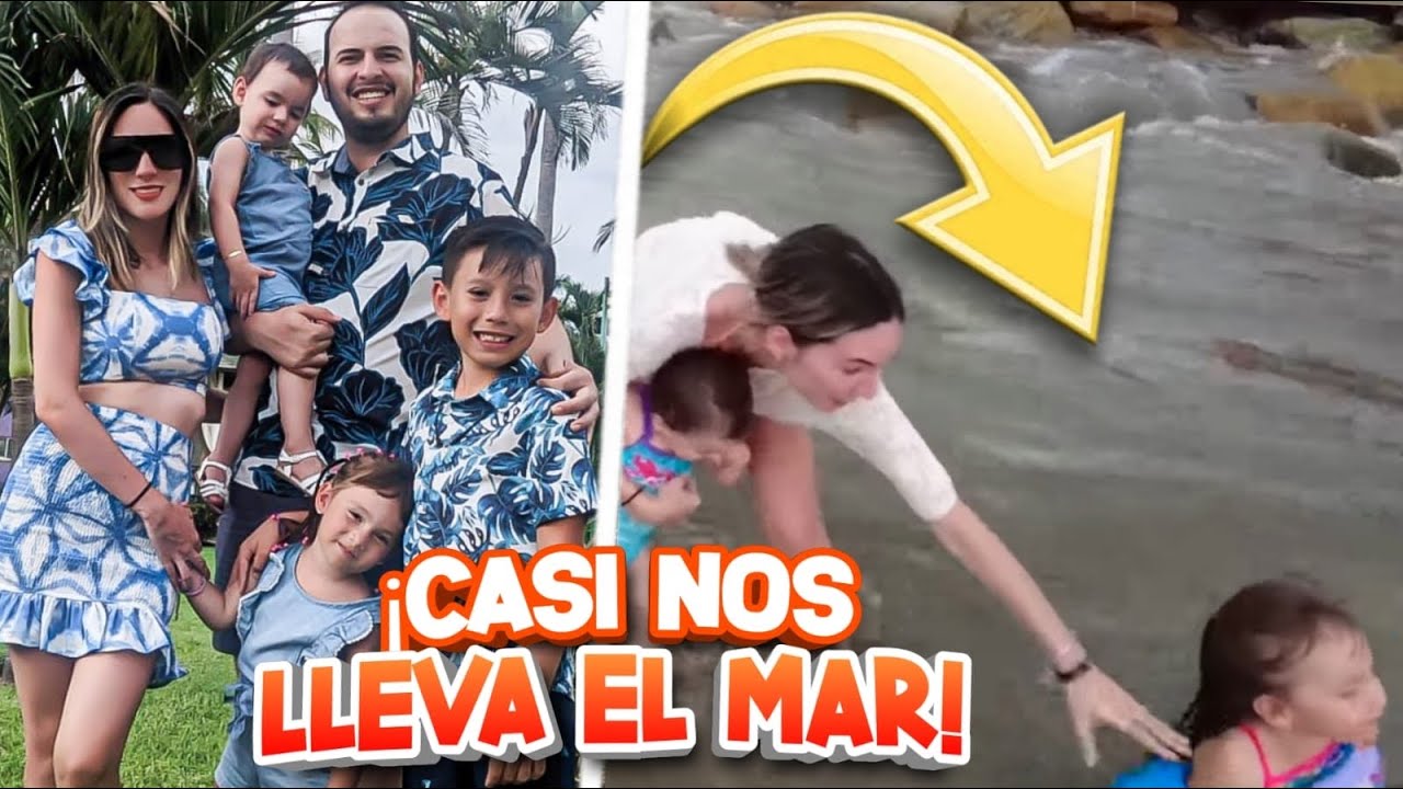 Conociendo el mar SALE MAL 😱| Vacaciones en familia | Los Molina