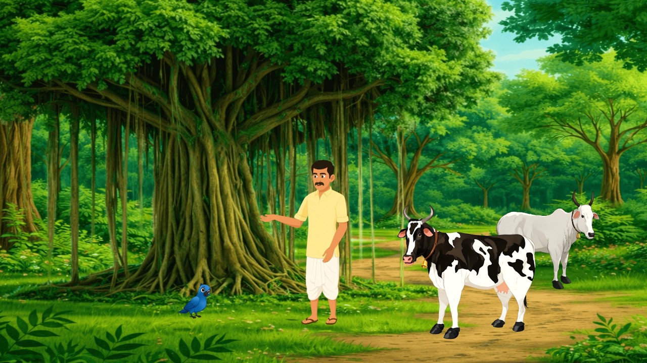 गरीब चरवाहा और रहसमयी जंगल |Gareeb Charavaha Aur Mysterious Jungle | Cartoon Video |Moral Video