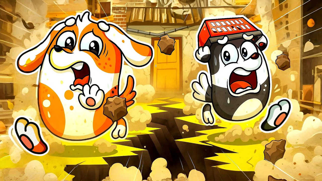 New Animation |HOODOO Vs. MAX, Earthquake! Everyone RUN NOW! Hoo Doo - Super Pup Animation