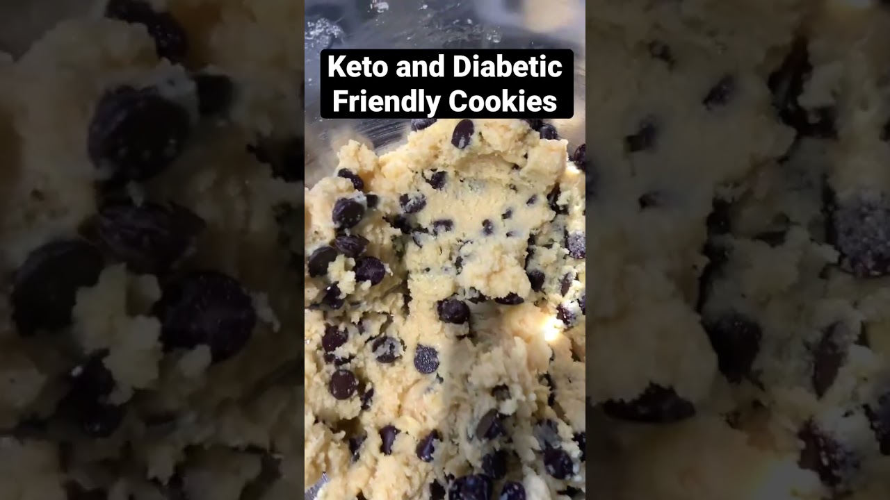 Keto and Diabetic Friendly Chocolate Chip Cookies 