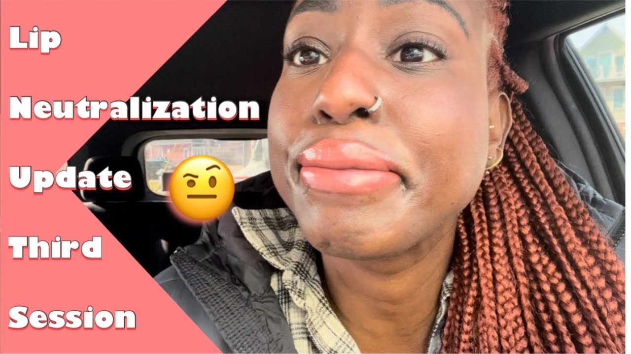 Vlogmas DAY 5: Lip Blushing on dark lips update | Lip Neutralization procedure on dark lips