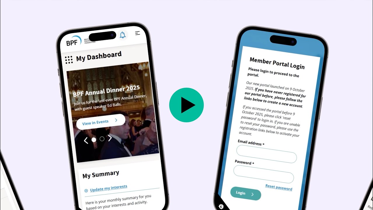 British Property Federation: Website & Membership Engagement Portal Showcase