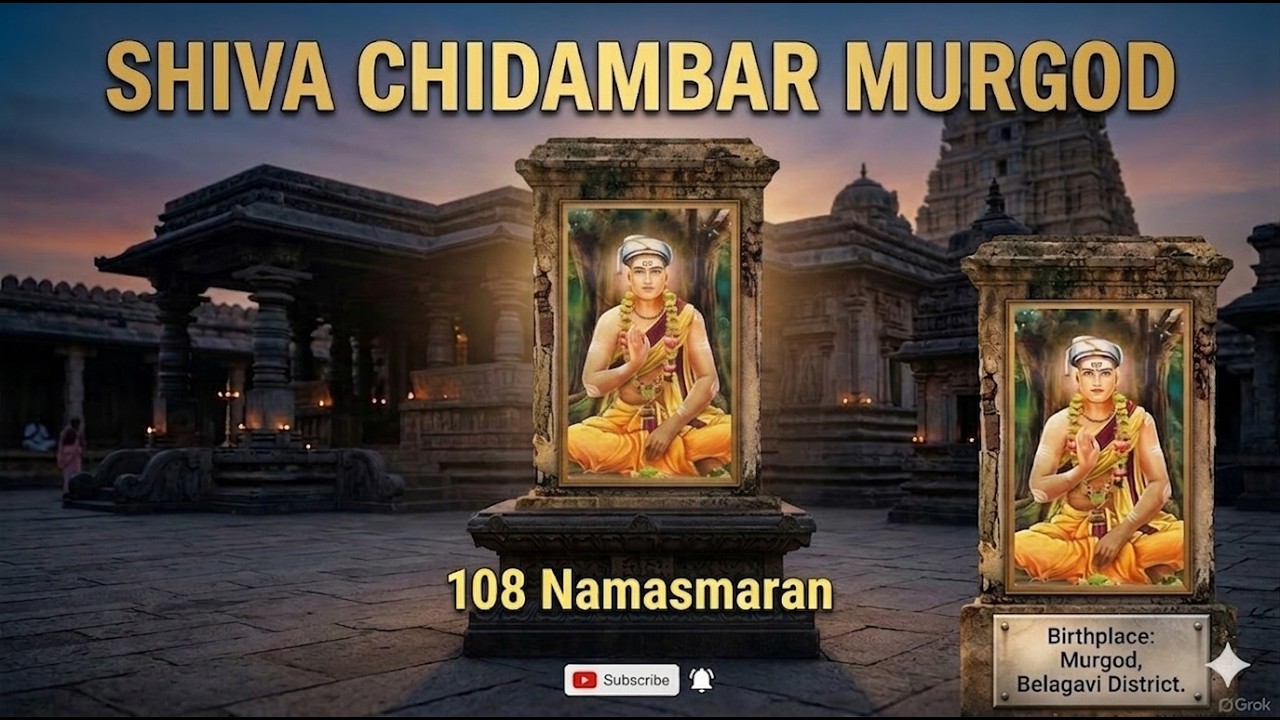 🌸Shri Chidambar Mahaswami 108 Namasmaran | ಶ್ರೀ ಚಿದಂಬರ ಮಹಾಸ್ವಾಮಿ 108 ನಾಮಸ್ಮರಣೆ 🌸