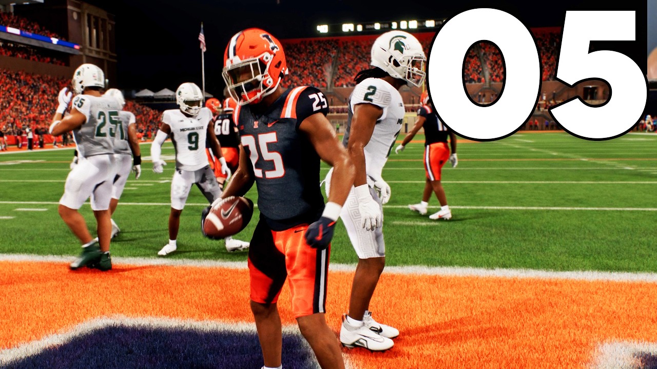 College Football 27: Путь к славе &mdash; Часть 5 &mdash; Овертайм против Мичиган Стейт!