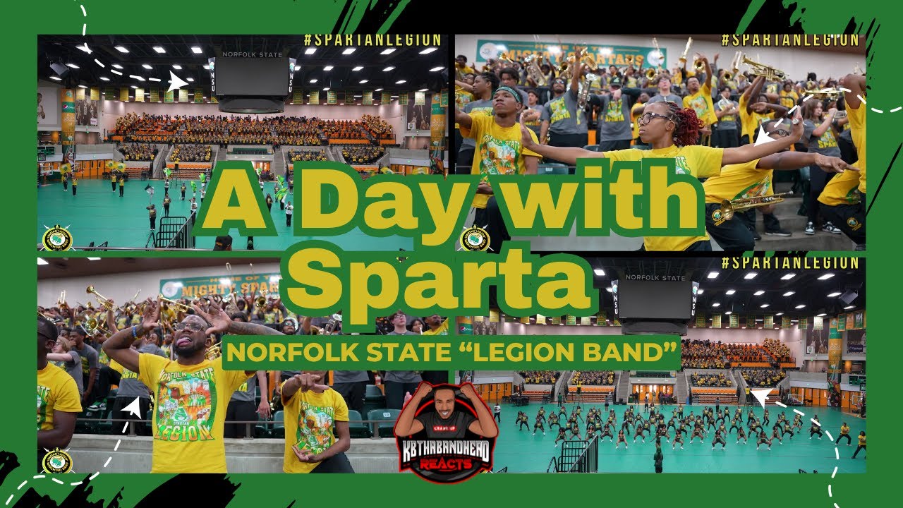 BandHead REACTS to A Day In Sparta High School Camp - Norfolk State University Spartan Legion (2025)
