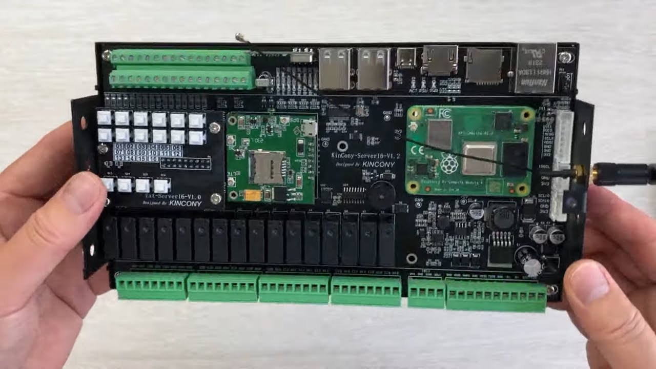Самый мощный IoT-шлюз на базе Raspberry Pi4 &mdash; KinCony Server16 в 2024 году.