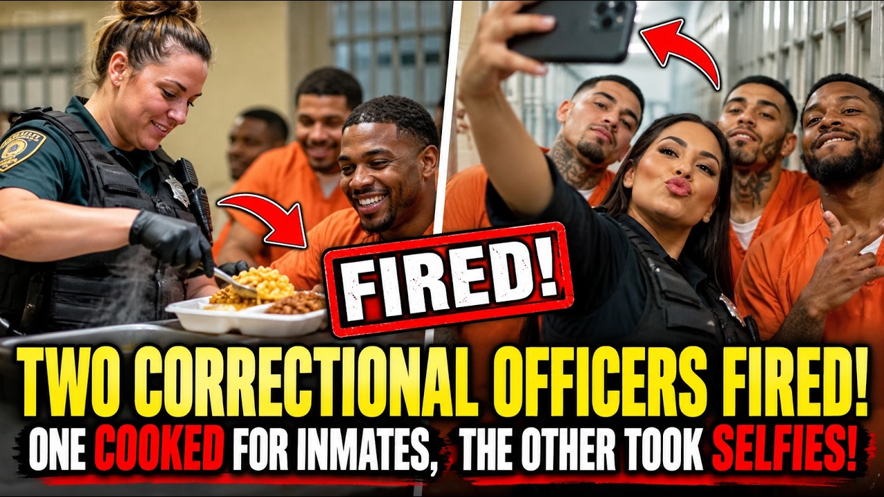 2 Correctional Officers Fired! One Cooked for Inmates, the Other Took Selfies Behind Bars! Shocking