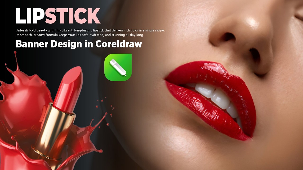 How To Make Lipstick Design in Coreldraw