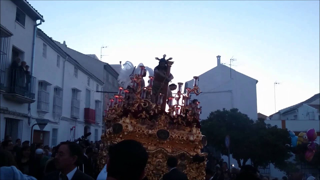 Cristo Amarrado a la Columna en Los Remedios. Semana Santa Estepa 2016