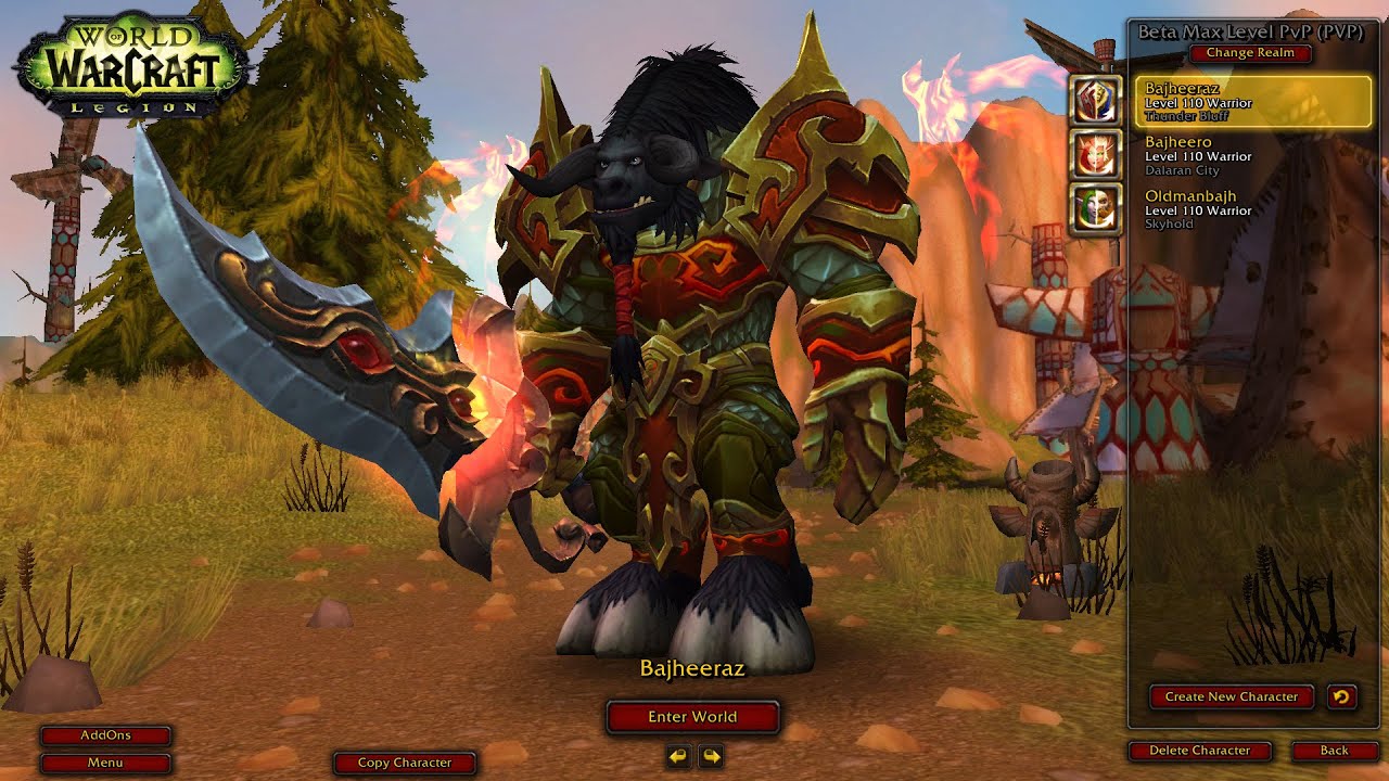 WoW Legion Beta - Arms Warrior 