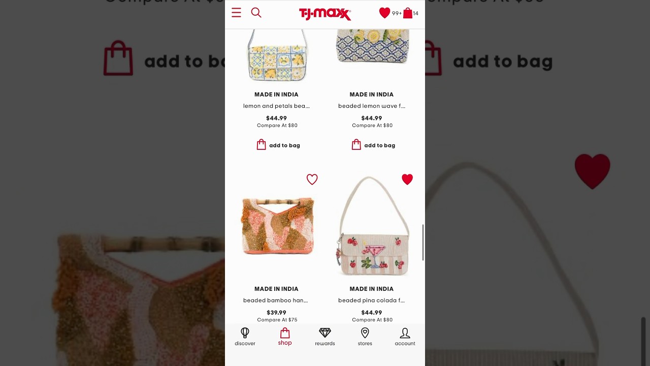 RUN 🏃&zwj;♀️💨Beaded bags are ONLINE at @tjmaxx + @marshalls #tjmaxxfinds #marshallsfinds #beadedbag