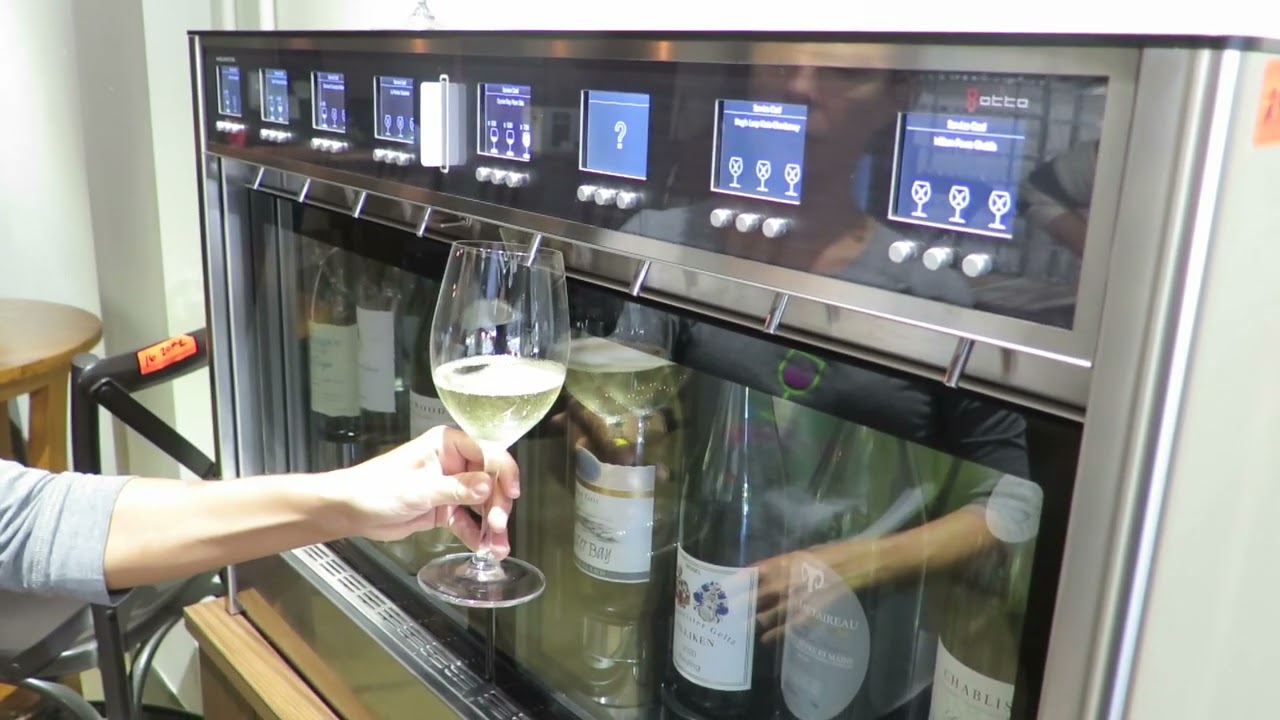 OahuAuctions Hawaii Auction Wine Emotion Wine Dispensing System 8 Bottle Automated Wine Cooler