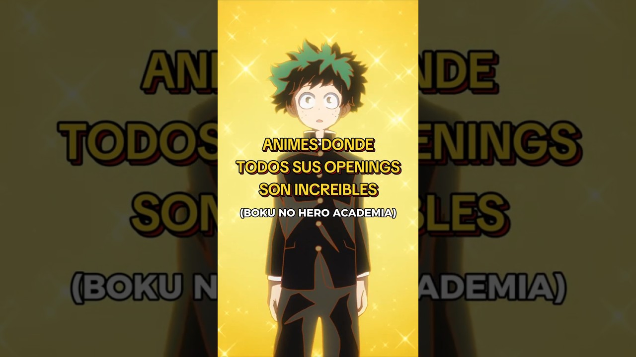Bokus no hero openings 