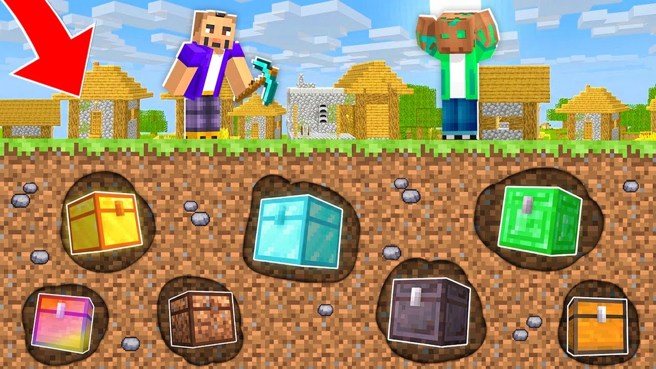 Encontré LOS COFRES SECRETOS de LA VILLA en Minecraft!