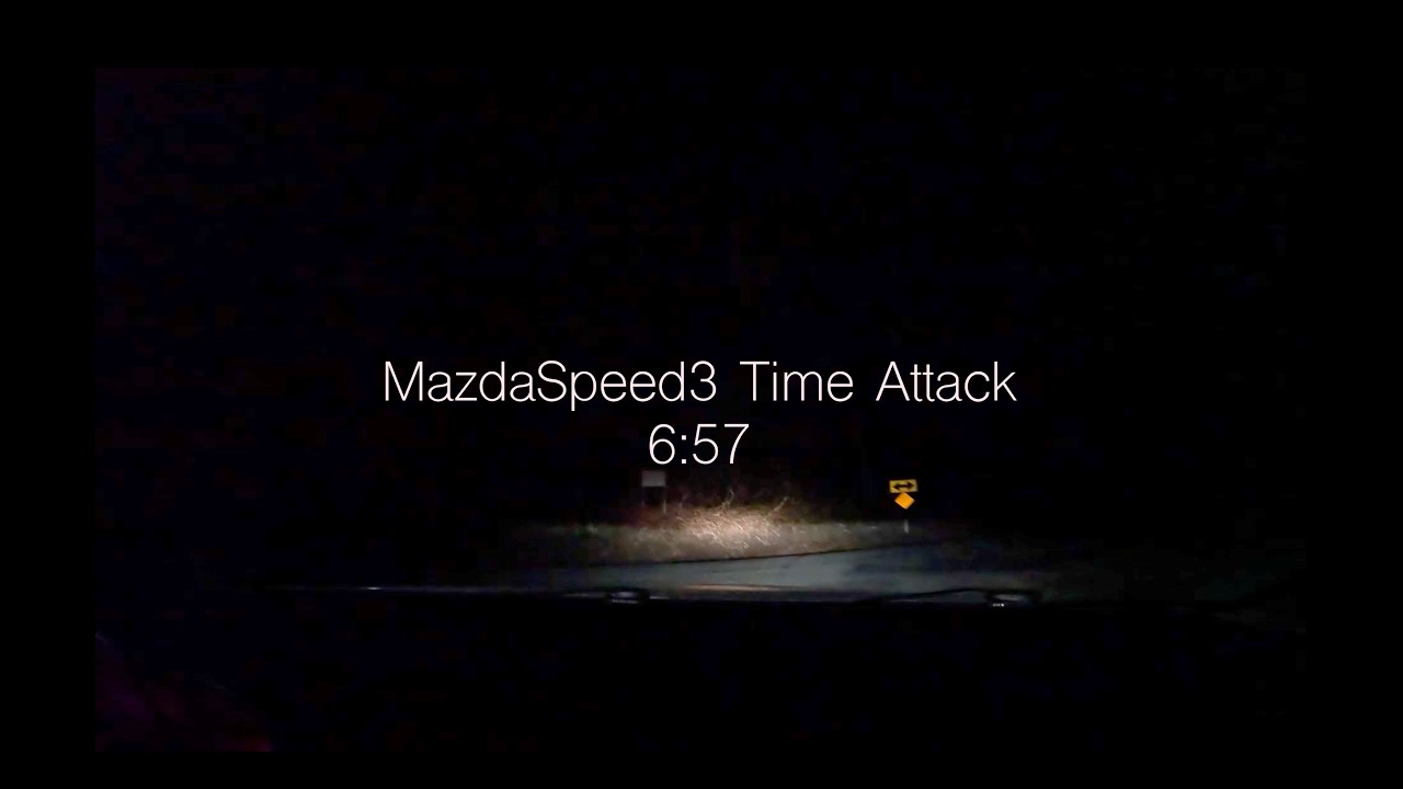 MAZDASPEED 3 ATTACKS THE TOUGE - TIME TRIAL RUN