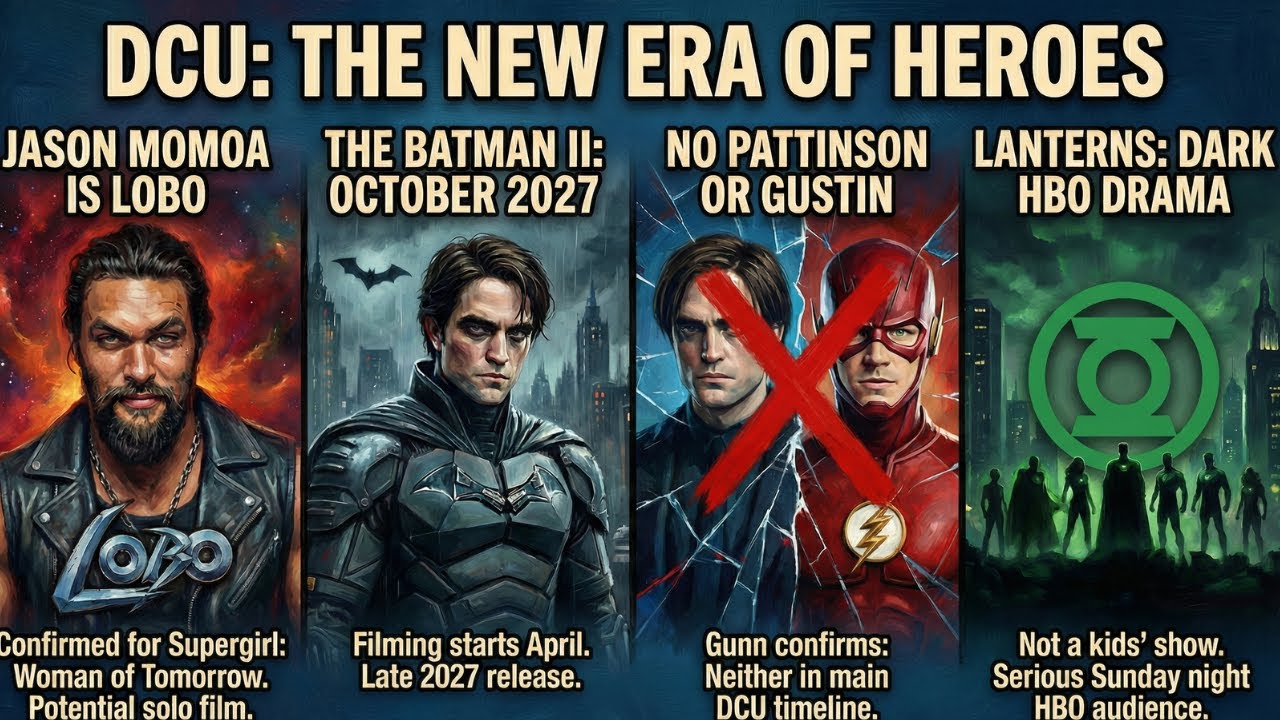 DC's Future REVEALED: Raimi's Batman Dream, Momoa's Lobo, & Gunn Debunks EVERYTHING