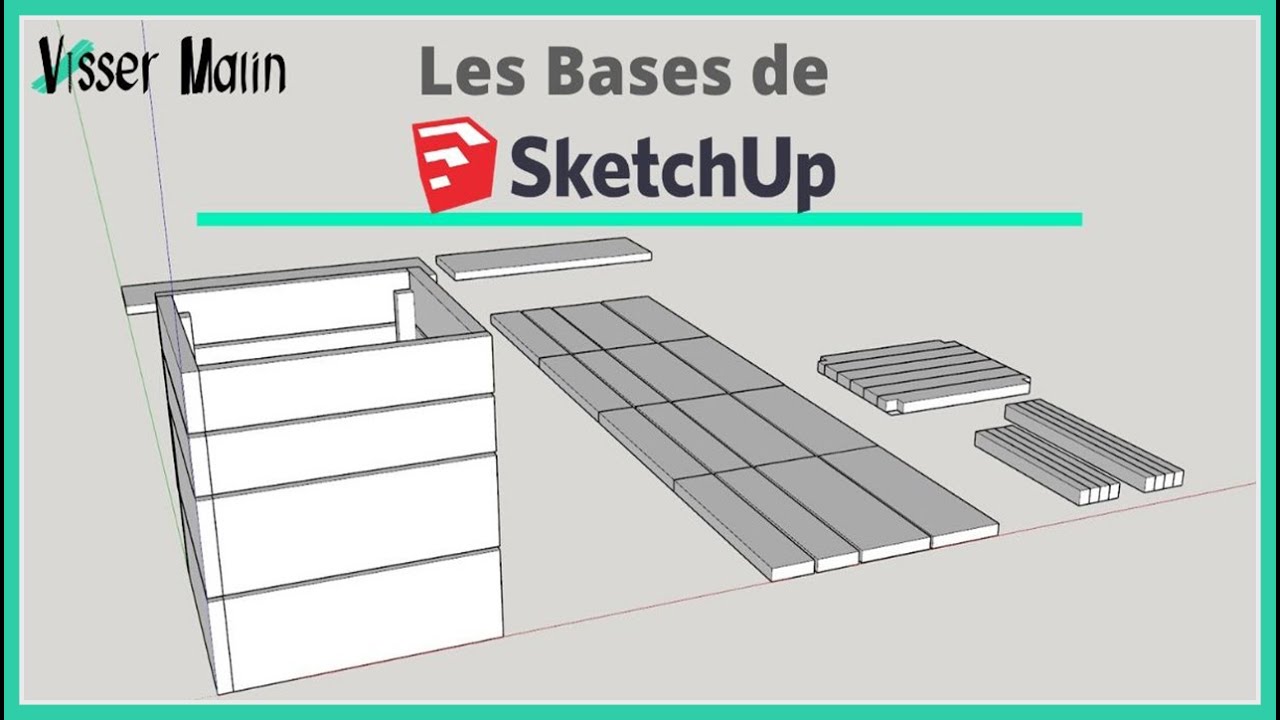 Atelier Sketchup : Prise en main et astuce pour gagner en efficacité