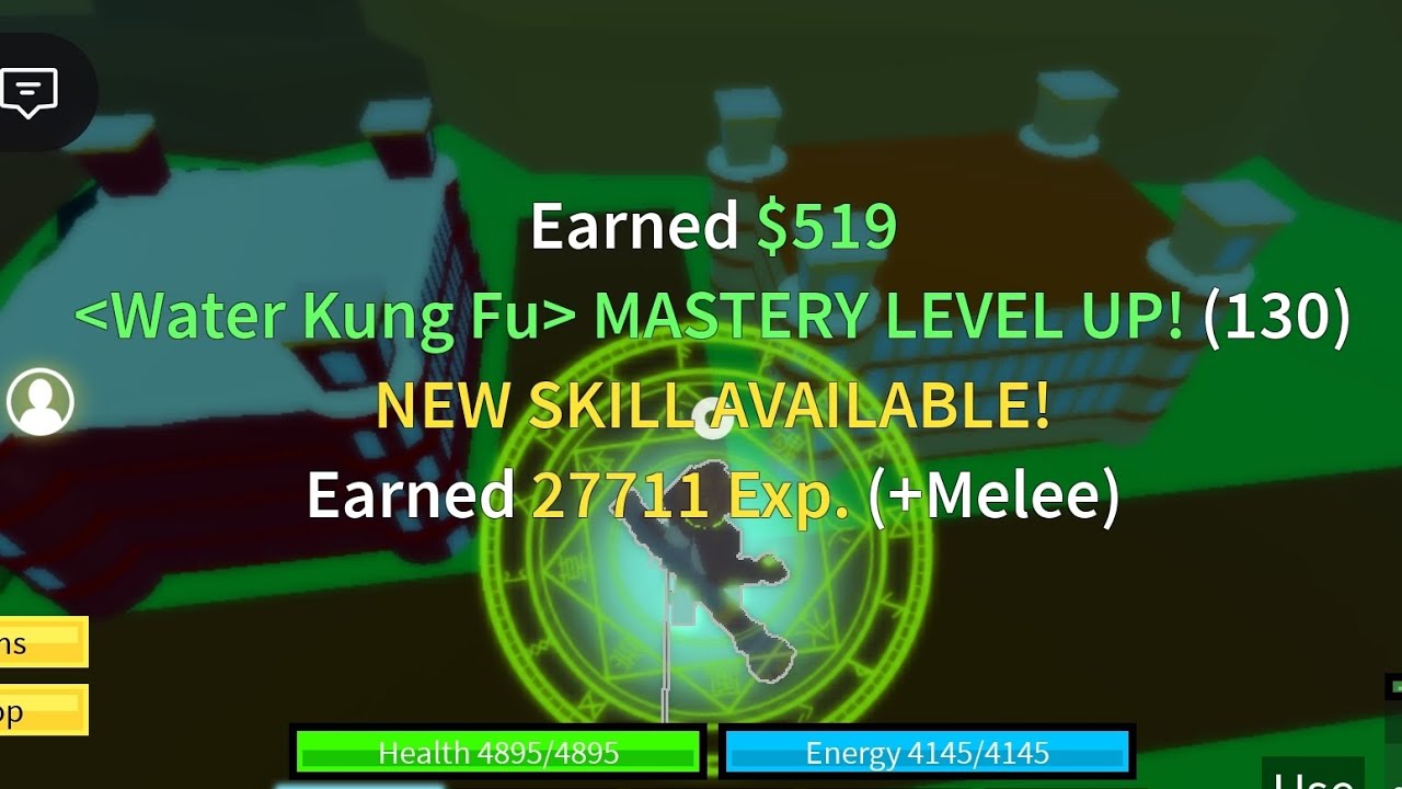 Blox fruit ganeplay( gaining MASTERY on my WATER KUNGFU FIGHTING STYLE. One more ABILITY LEFT. SUBB
