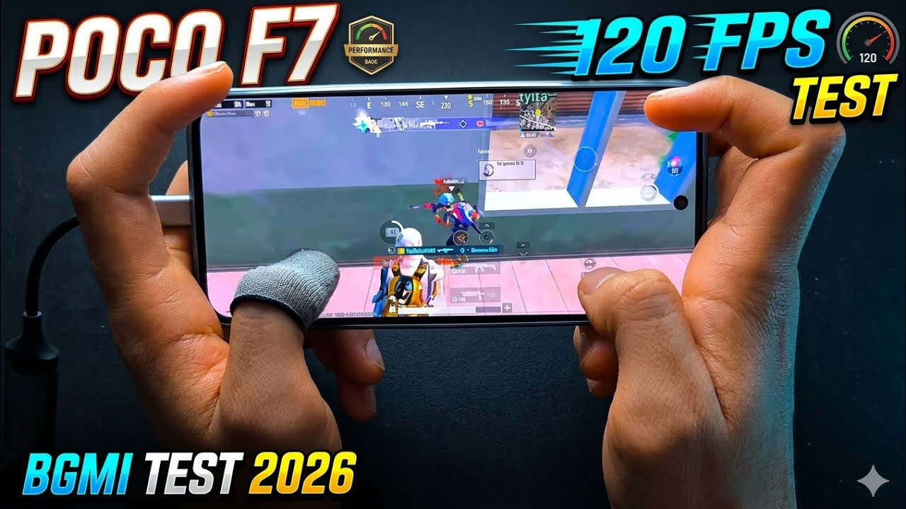 POCO F7 BGMI TEST 🔥2026 | PUBG TEST 2026 | POCO F7 120 FPS  | #bgmi #2026  @Fiocchi900 
