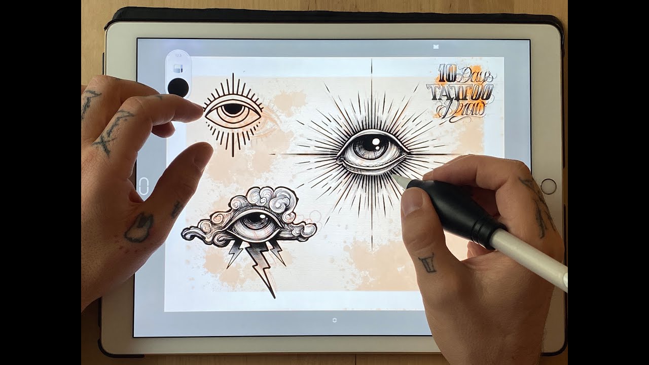Comment dessiner un oeil en tatouage
