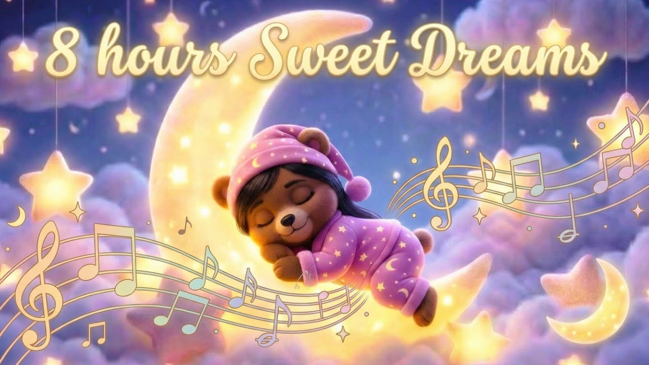 Mozart’s Lullaby 🌙✨ | A Soft Classical Night with Lea Bear 🧸 (8 Hours)