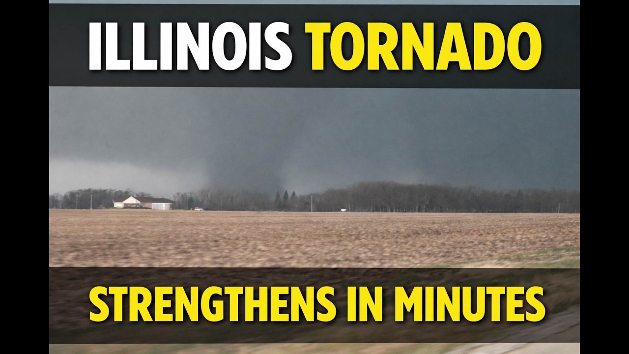 Watch This Illinois Tornado Strengthen in Minutes