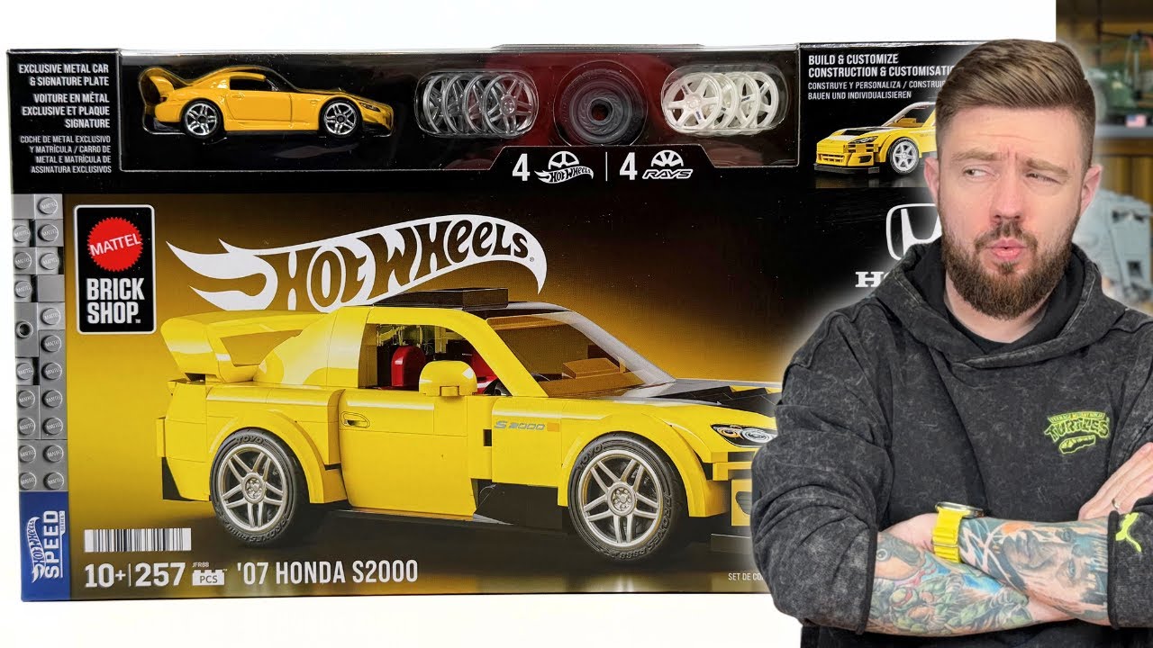 HONDA S2000 🛞 MATTEL BRICK SHOP HOT WHEELS | RECENZJA