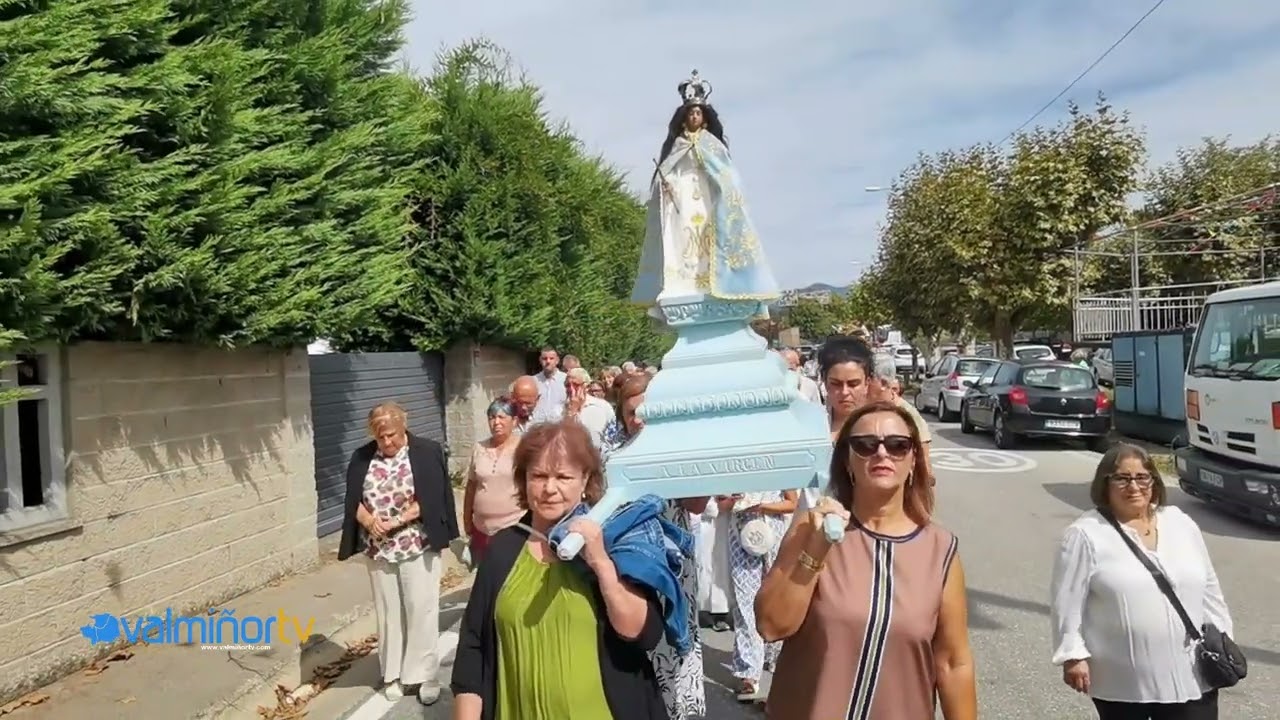 VALMIÑORTV - Procesión de la Virgen de la Luz en A Xunqueira