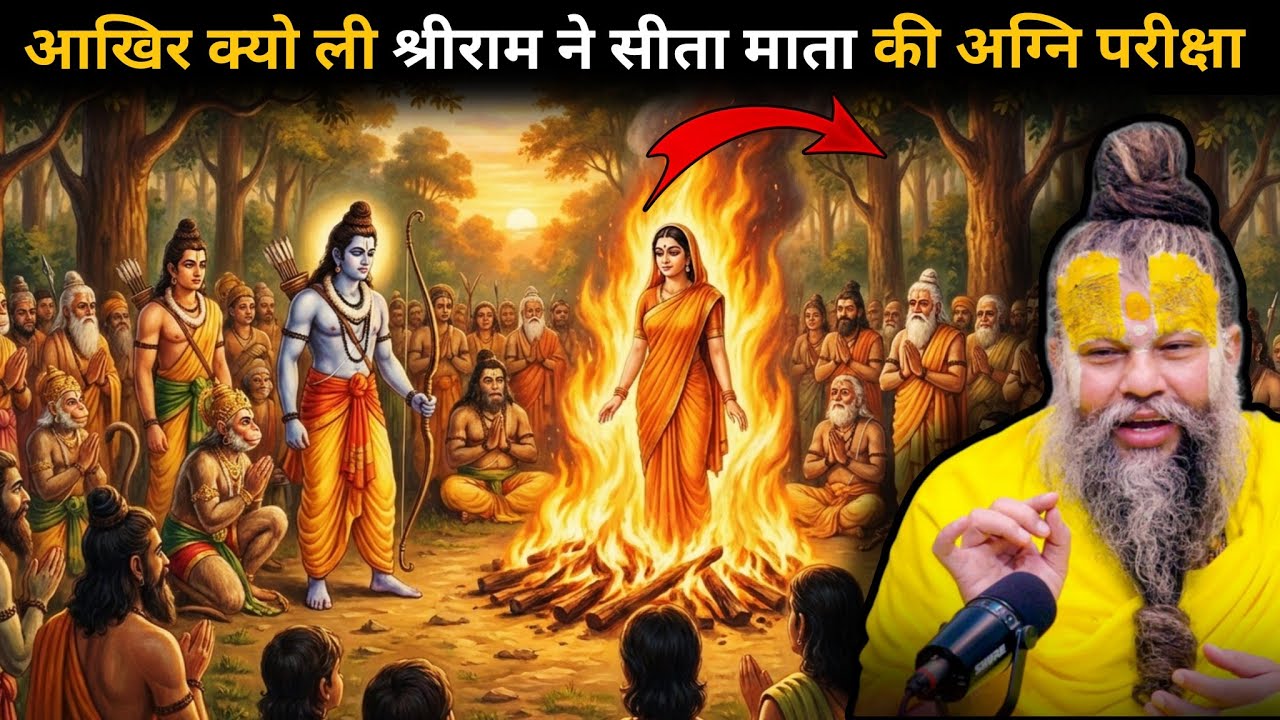 क्या श्री राम को माता सीता पर विश्वास नहीं था ?🤯 फिर क्यों  ली श्रीराम ने माता सीता की अग्नि परीक्षा