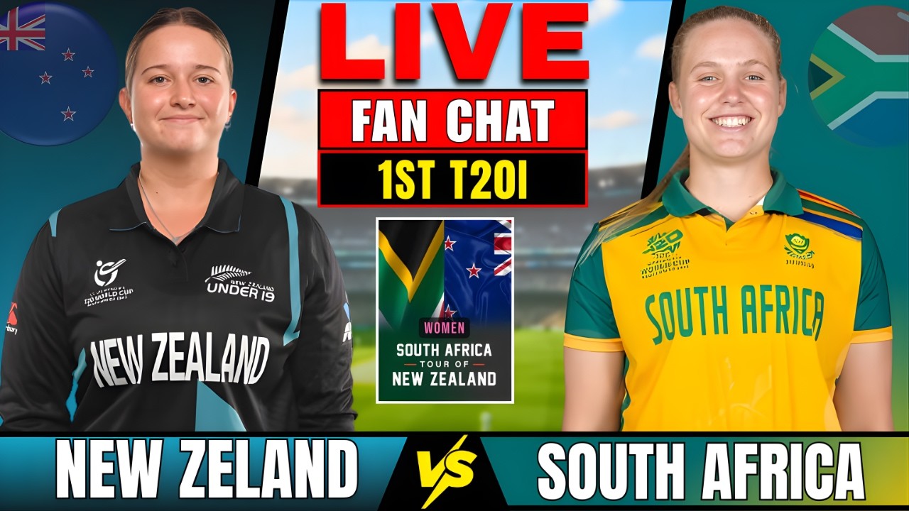 New Zealand Vs South Africa| 1st T20I | NZ-W vs SA-W 2026 |Live Score | Live analysis | FAN CHAT