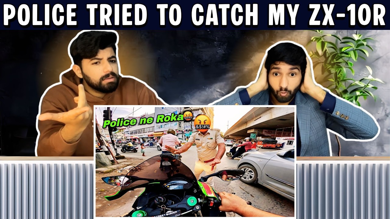 Reaction On Police Tried to Catch My ZX-10R 🤬 Pakistani Raection🔥