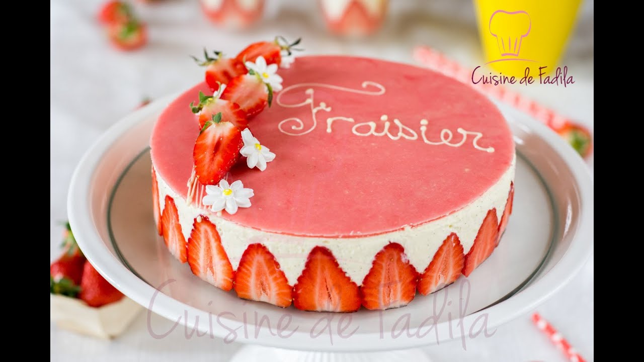 Fraisier فريزيي كعكة الفراولة