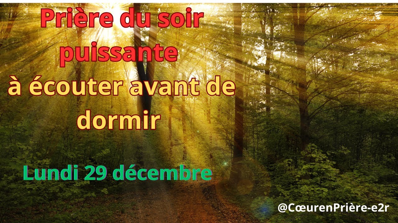 Prière Puissante pour Une Nuit Protégée 🌙 Dieu Apaise Ton Cœur