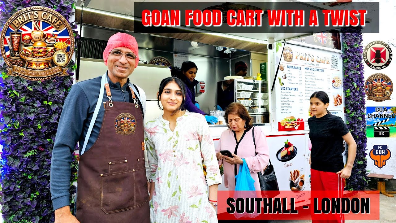 PRIT'S CAFE | GOAN FOOD CART | SOUTHALL | LONDON | 2026 #samsung #goatourism 