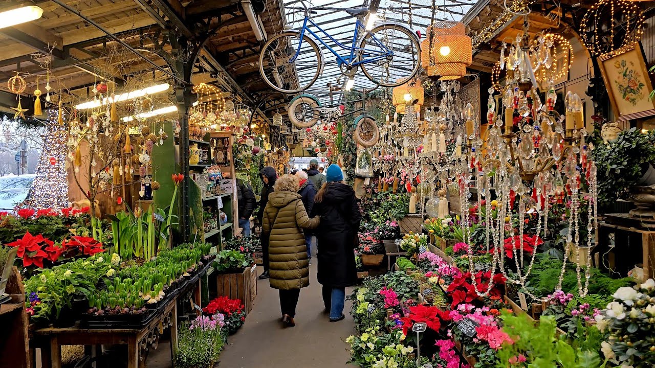 Marché aux Fleurs Reine Elizabeth II de Paris