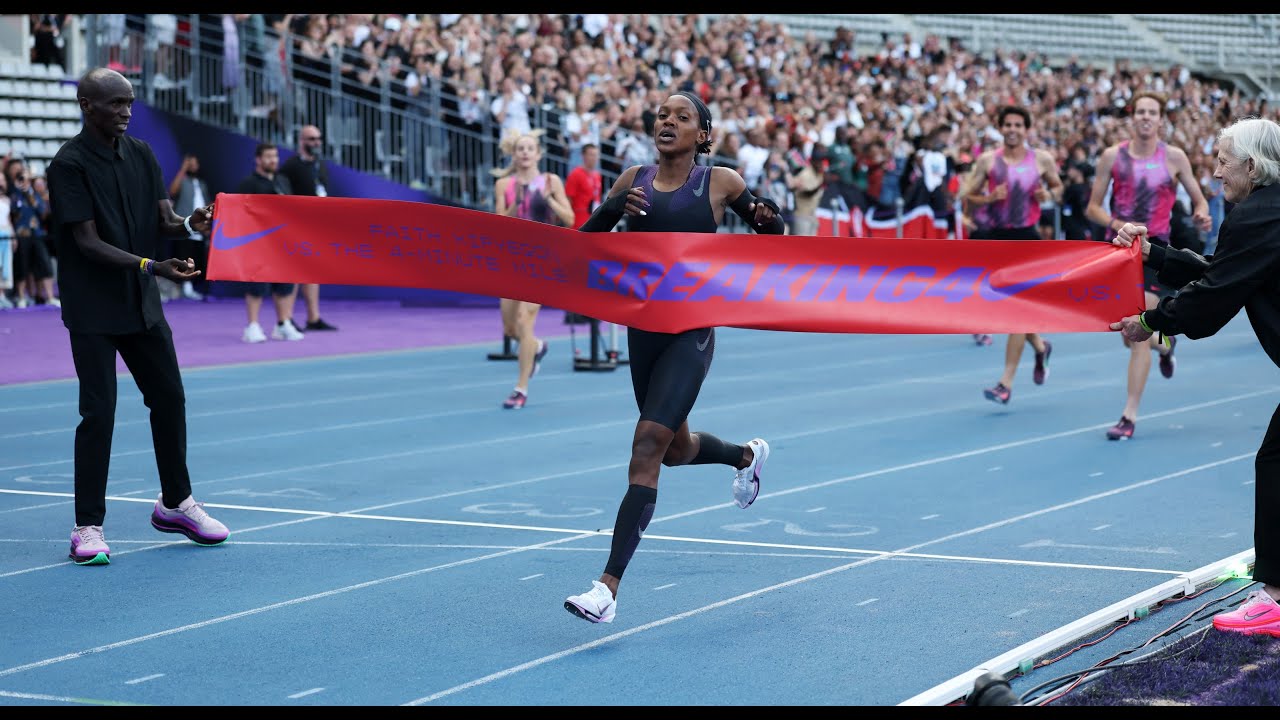 Faith Kipyegon Breaking4: the fastest women mile in history
