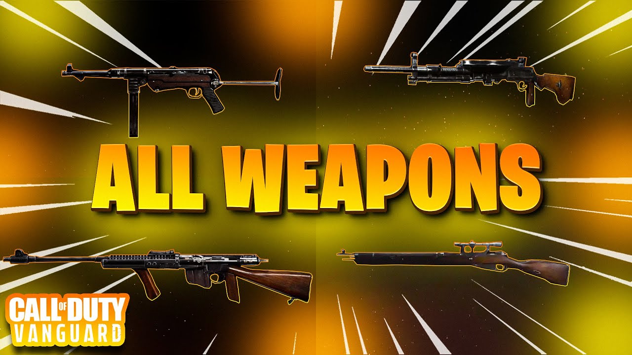 ALL the WEAPONS in SEASON 1 of CALL OF DUTY VANGUARD!