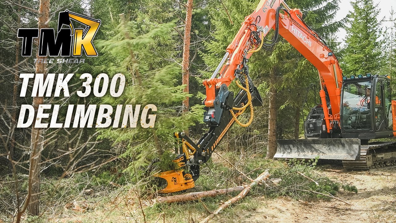 Putting The Delimber In Good Use With TMK 300! // TMK Tree Shear