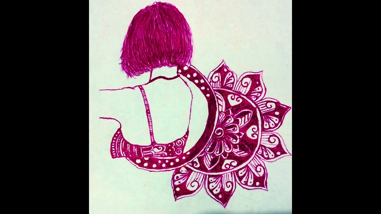 mandala Pattern | mandala art | mandala drawing for beginners |design | mandala girl | mandala art