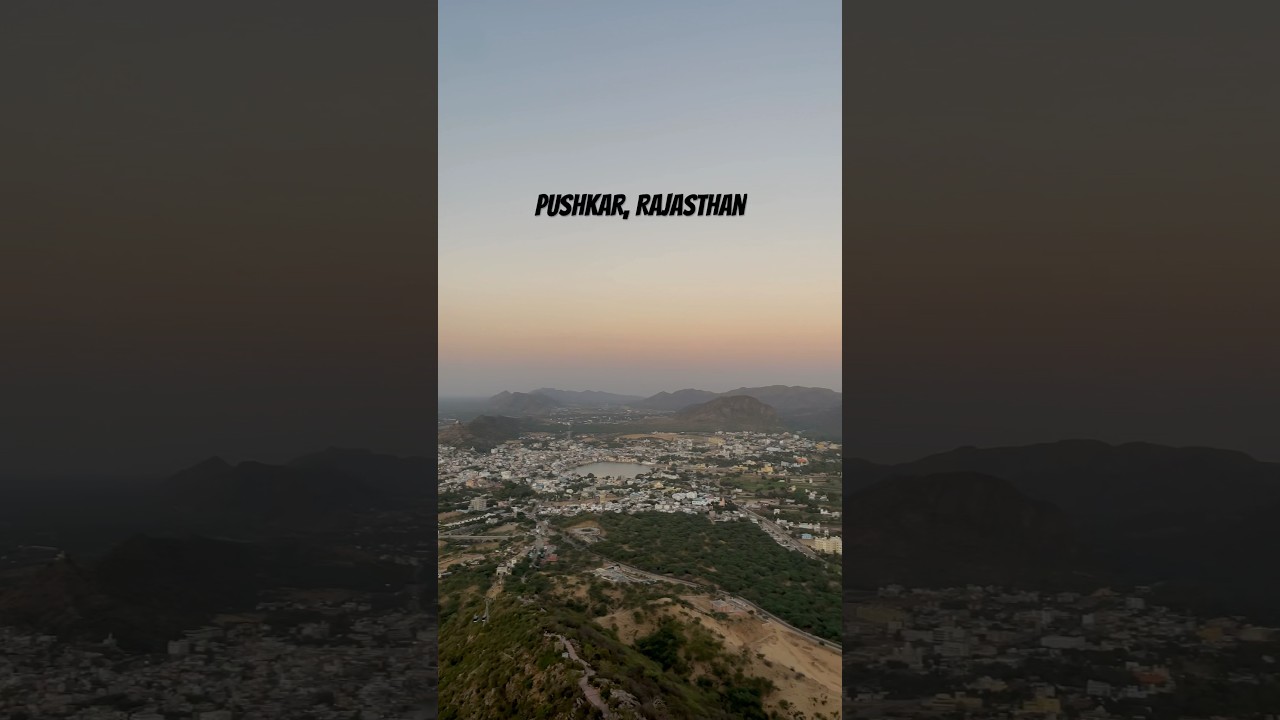 &ldquo;Experience the breathtaking beauty of Pushkar city from the iconic Savitri Temple! 🌄