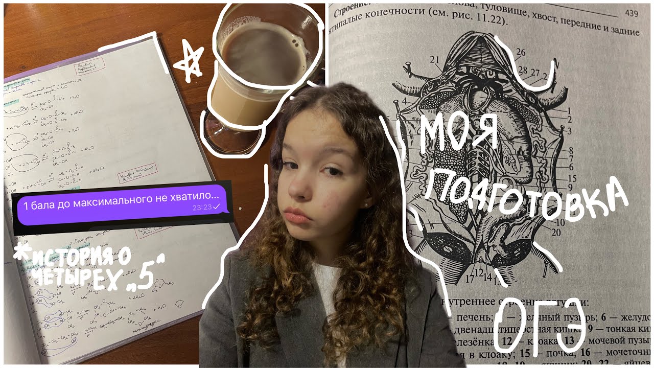 Как я сдала ОГЭ|Мои резы+подготовка.Химбио|Как бесплатно подготовиться на 5?