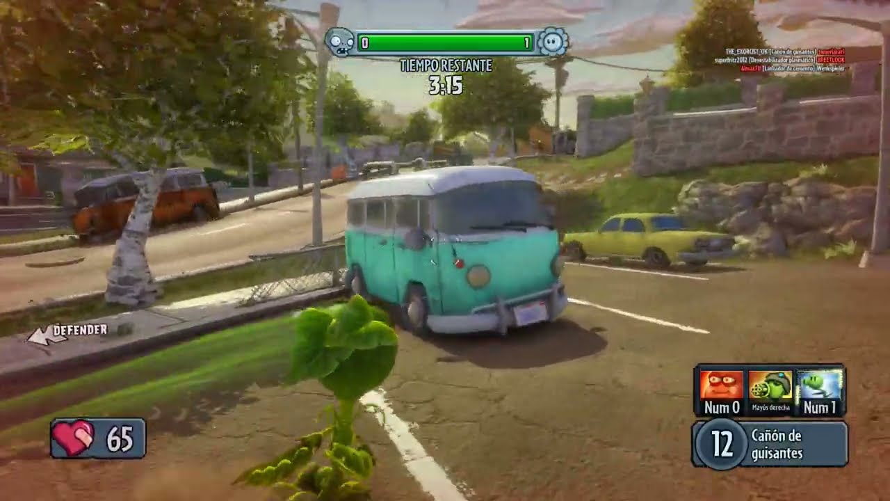 PVZ Garden Warfare GUISANTE VERDE  Plataforma PC