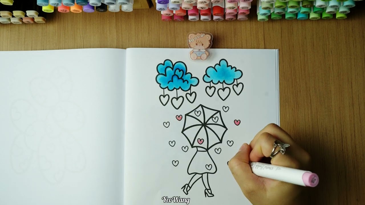Super Satisfying ASMR Coloring 🎨🖌🖍 | Relax & Chill #Shorts #arttherapy #art #asmr #coloring #sounds