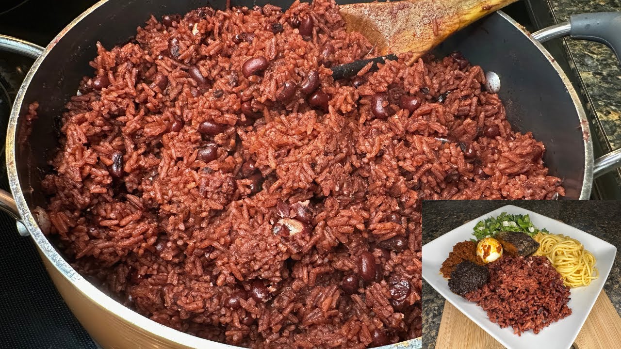 Cooking 101: How to Make Authentic Ghana Waakye || Rice & Beans