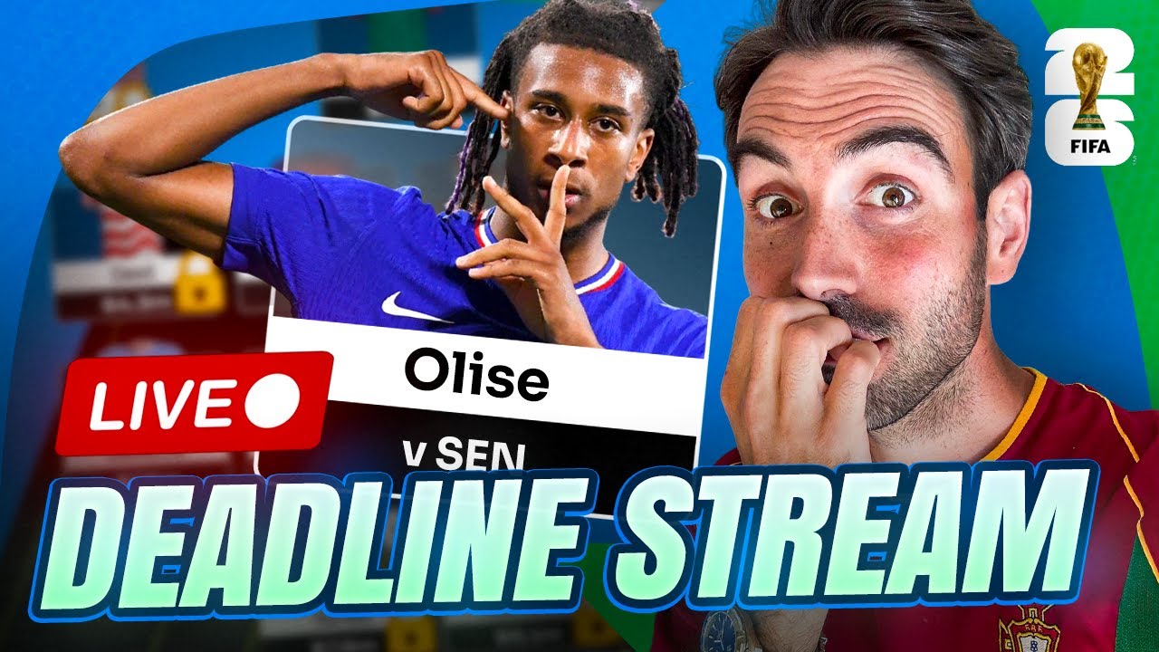 LIVE Q&A  WORLD CUP FANTASY | DEADLINE STREAM | OLISE IN? | FIFA WORLD CUP 2026