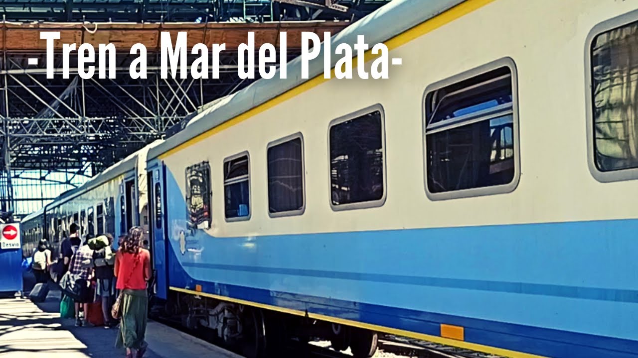 Viaje en tren a Mar del Plata desde Buenos Aires
