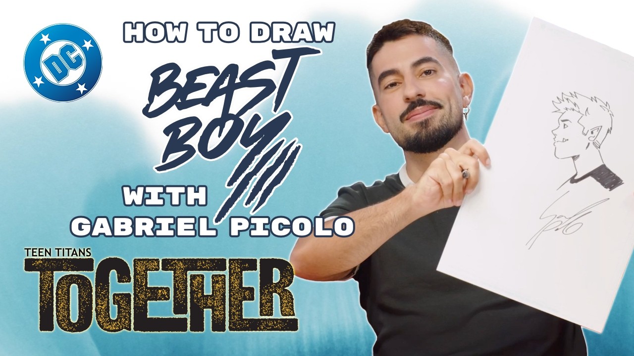 Teen Titans: Together - How to Draw Beast Boy with Gabriel Picolo | DC