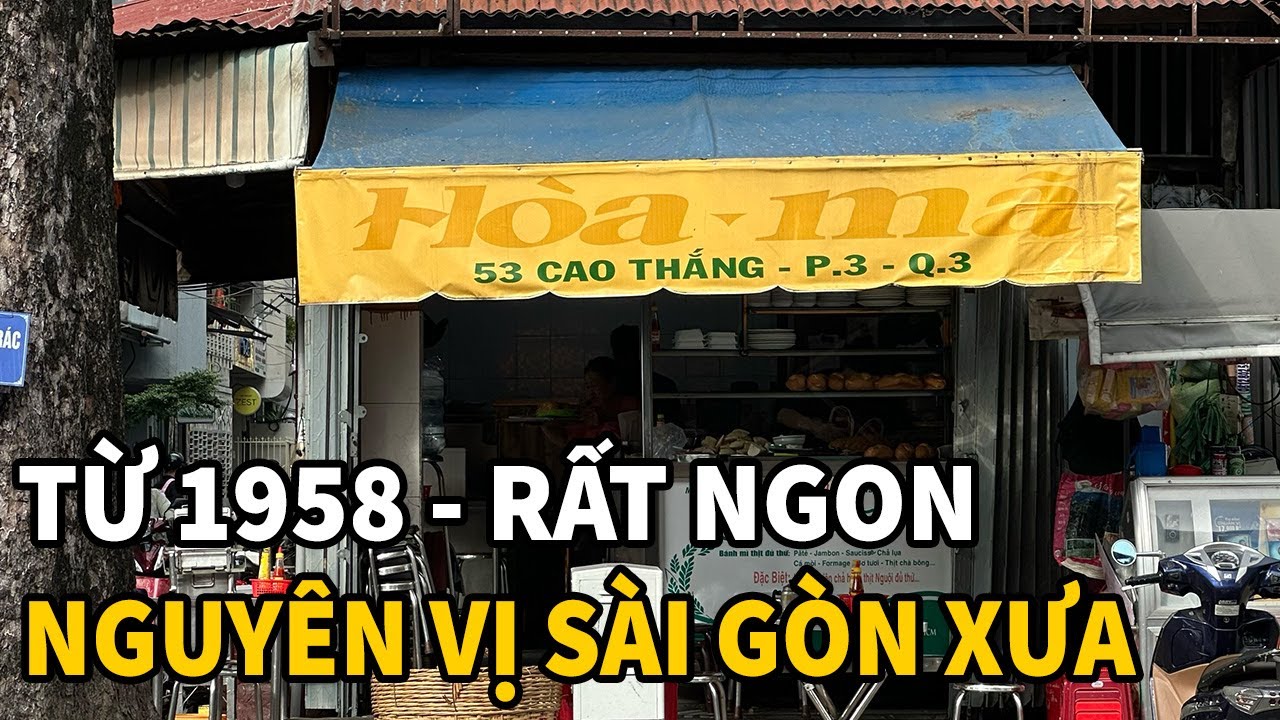 BÁNH MÌ HOÀ MÃ gần 70 năm luôn đông khách nhờ giữ nguyên vị ngon của Sài Gòn xưa